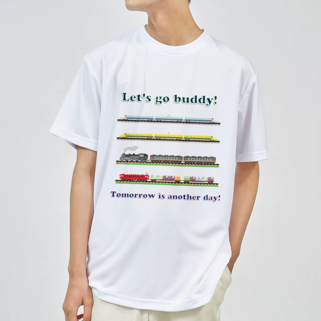 もけもけのLet’s go buddy! Dry T-Shirt