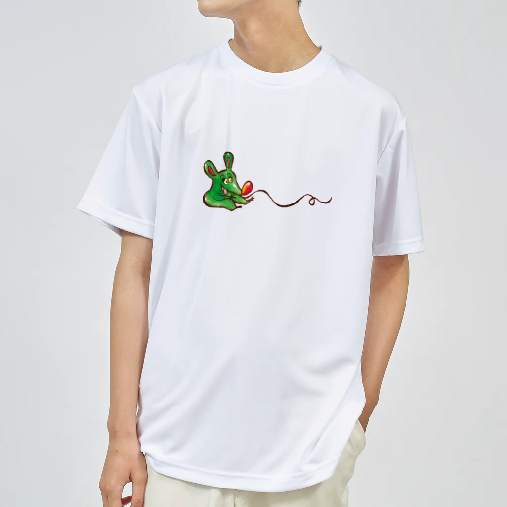 カタオカナオのみどりねずみくん Dry T-Shirt