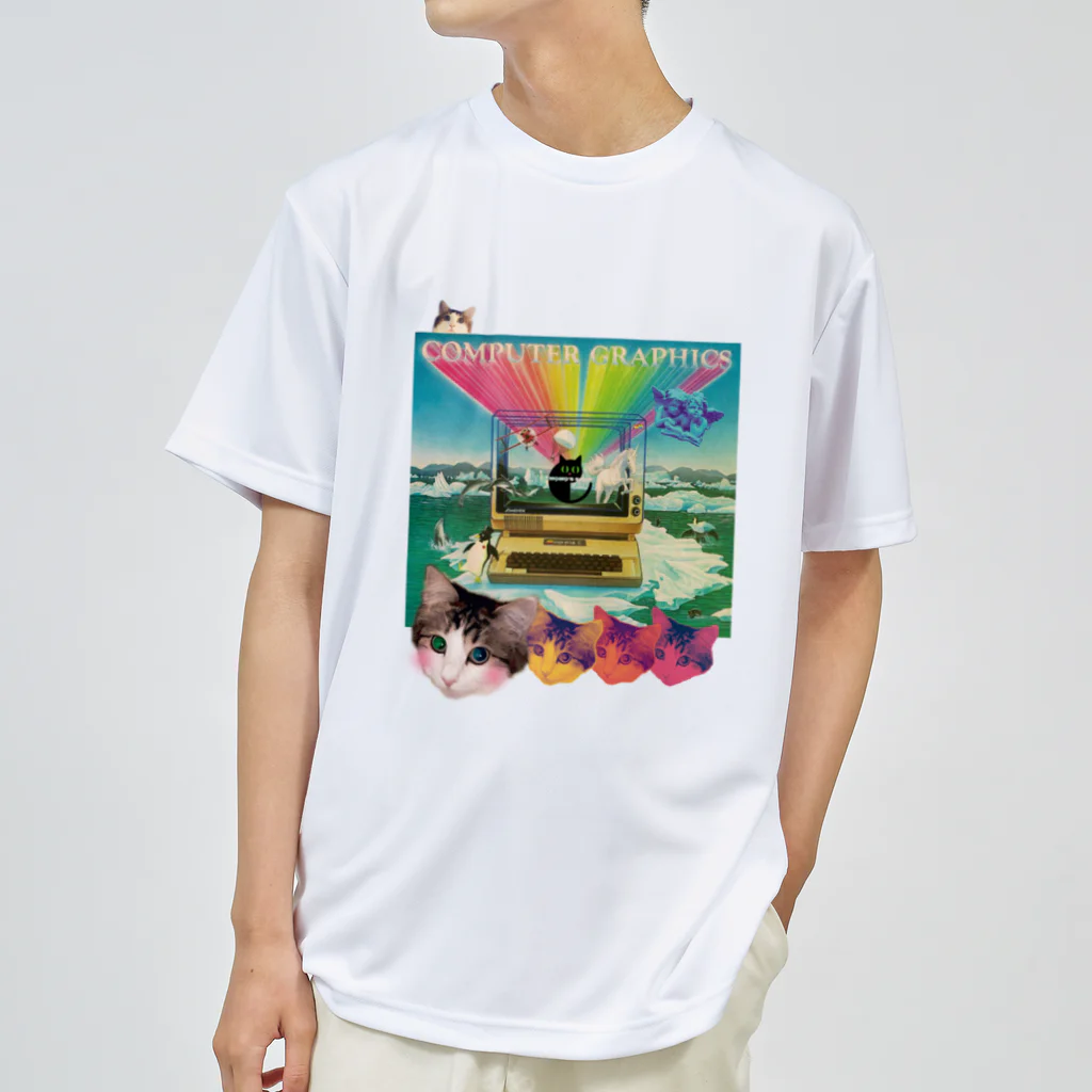 𝙈𝙊𝙈𝙊'𝙨 𝙎𝙝𝙤𝙥のcomputer graphics ドライTシャツ