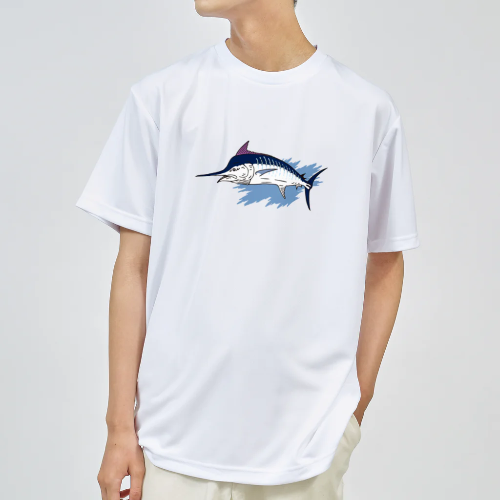 Ham's Gallery フィッシュコレクションのブルーマーリン Dry T-Shirt