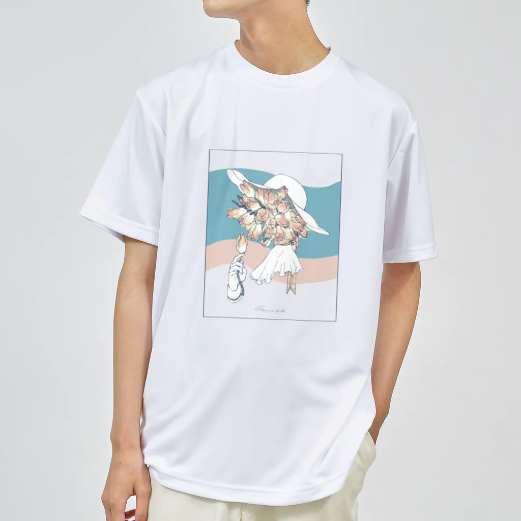 landのFlower fill ドライTシャツ