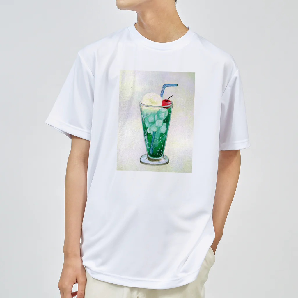 youmoreのメロンクリームソーダ Dry T-Shirt