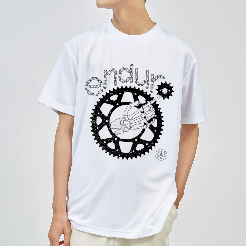 SLORIDEのSprocket(Black) ドライTシャツ