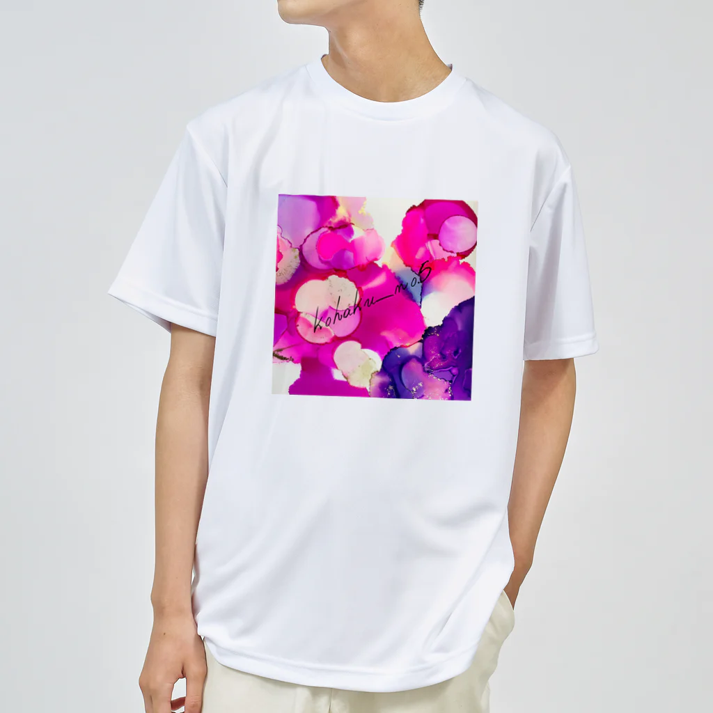 kohaku_no.5のサンセットピンク ドライTシャツ