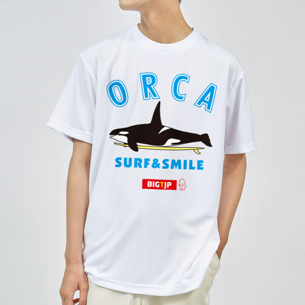 Big-T.jpのシャチSURF & SMILE Tシャツ Dry T-Shirt