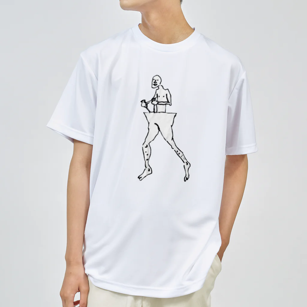 胃がイガ夫の二足歩行機 Dry T-Shirt