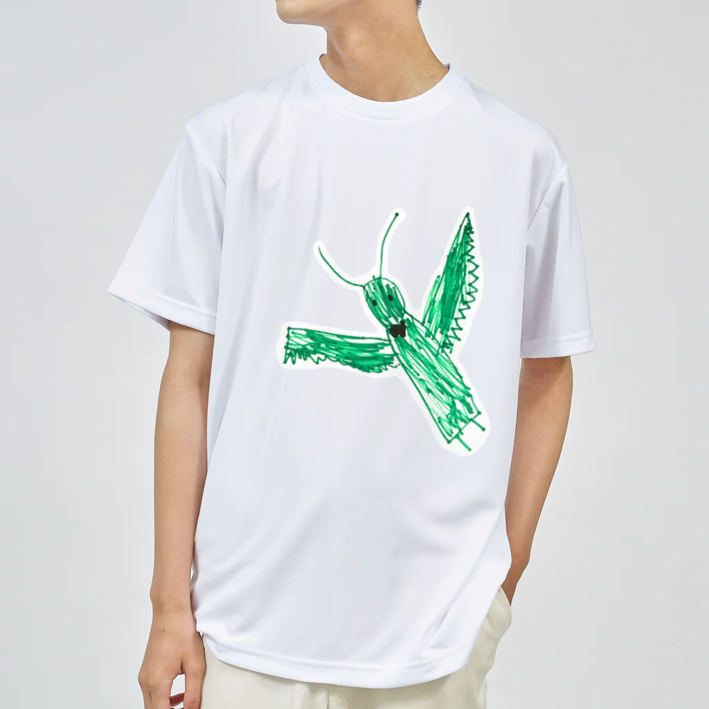 hacoaの5歳のこのさんが描いた「かまきり」 Dry T-Shirt