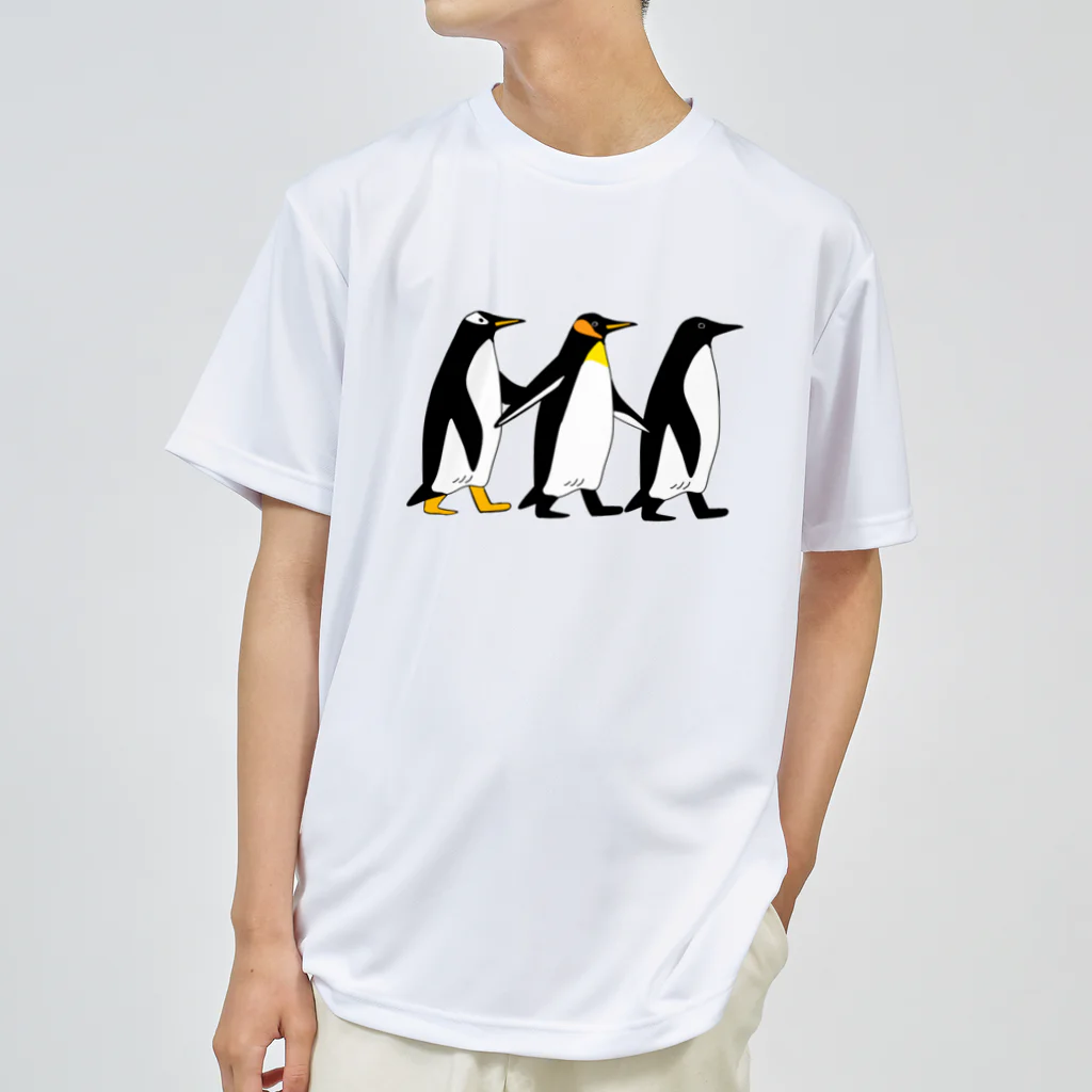 PGcafe-ペンギンカフェ-の歩くペンギン ドライTシャツ