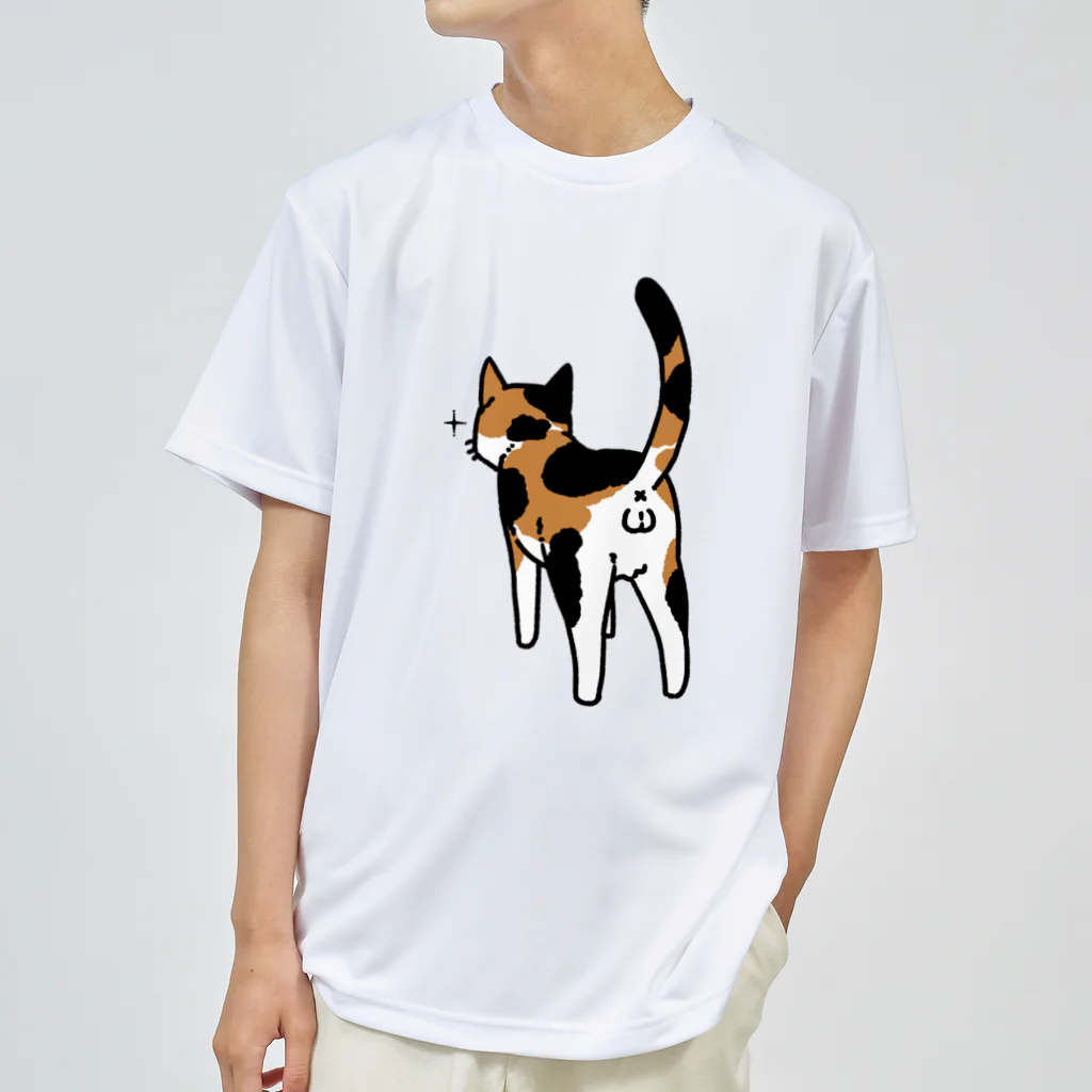 Riotoのねこけつω（三毛猫） Dry T-Shirt