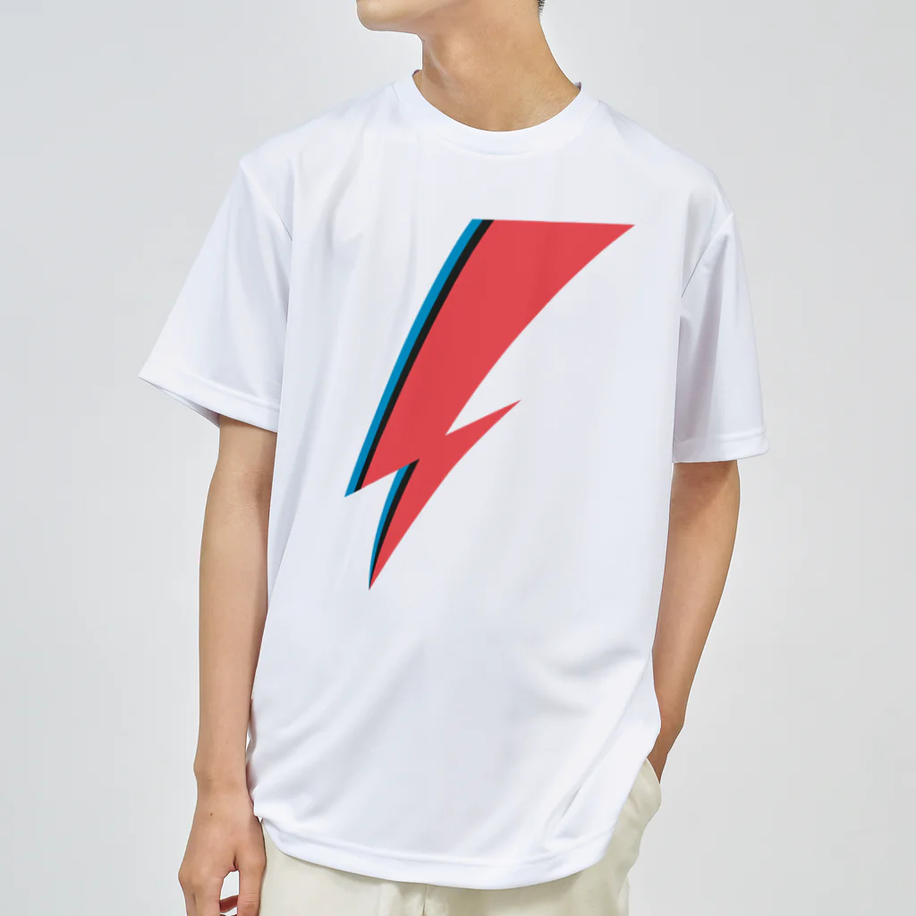 DRIPPEDのLIGHTNING BOLT -GLAM ROCK MAKE UP- Dry T-Shirt