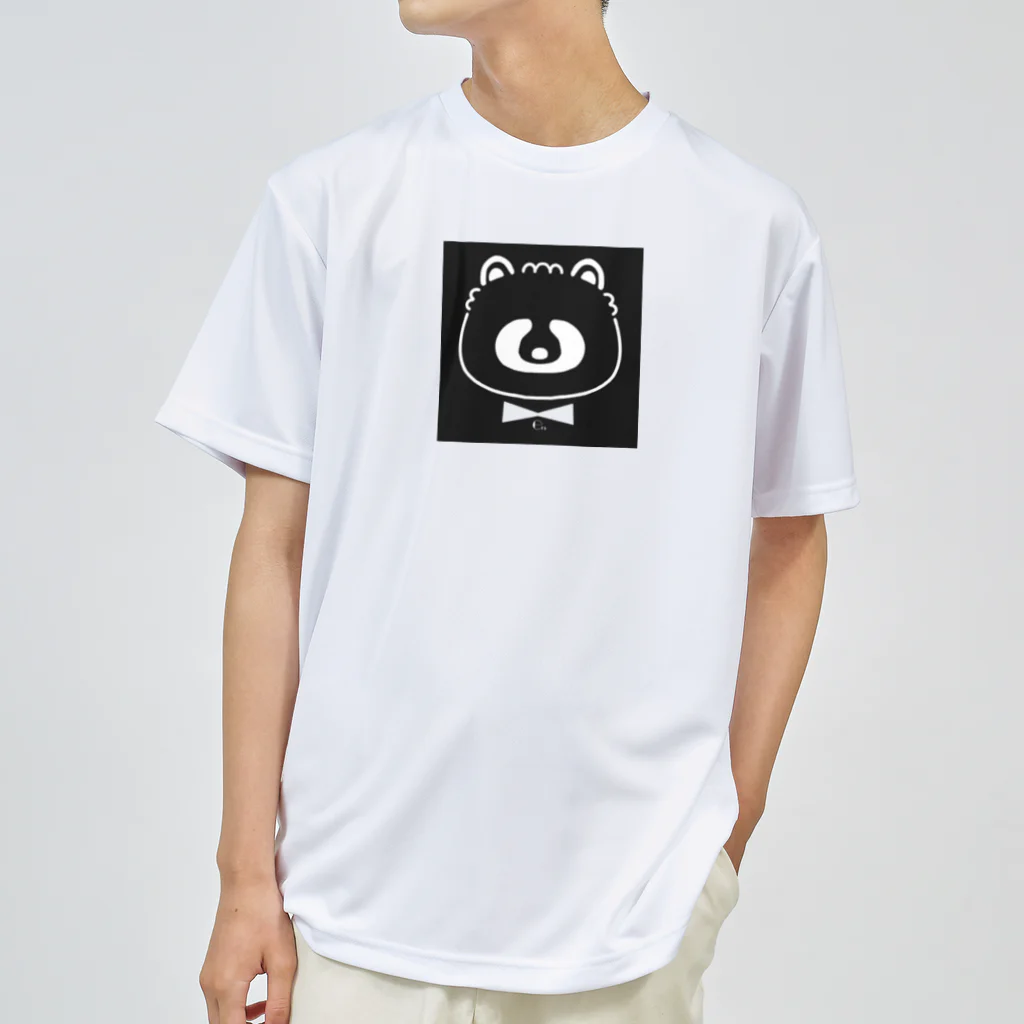 ジーナショップ(たぬき多め)の蝶ネクタイたぬき Dry T-Shirt