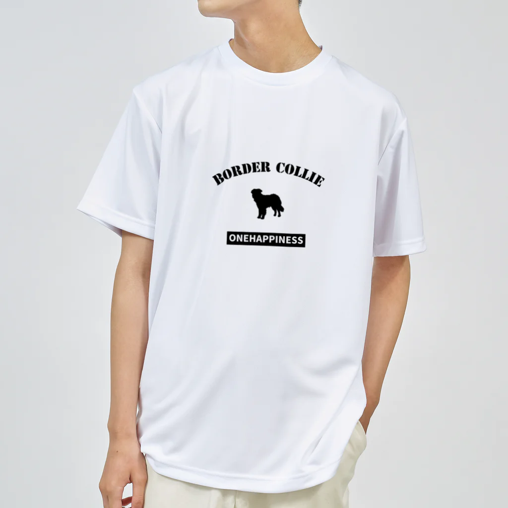 onehappinessのボーダーコリー  ONEHAPPINESS　 ドライTシャツ