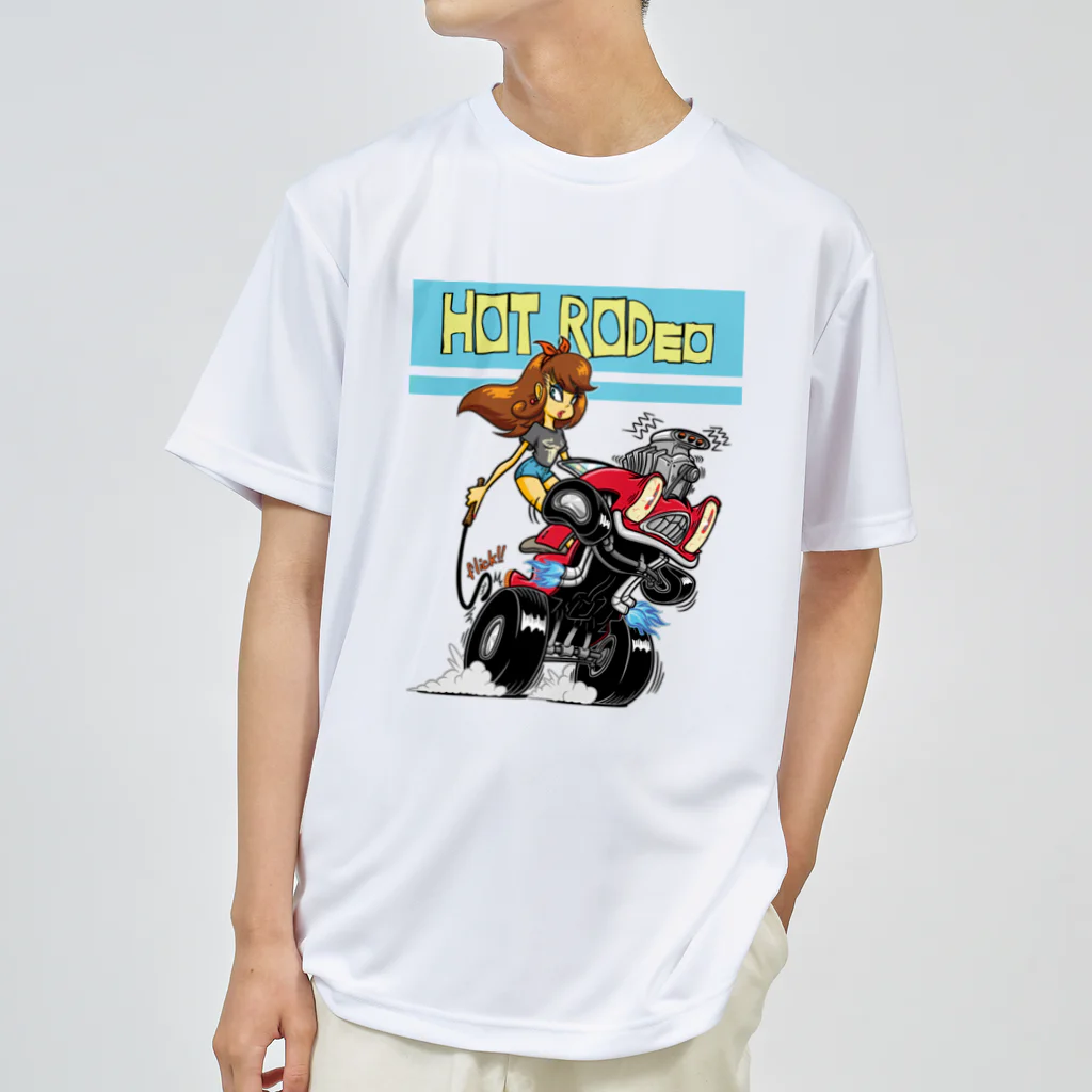 nidan-illustrationの“HOT RODeo” ドライTシャツ