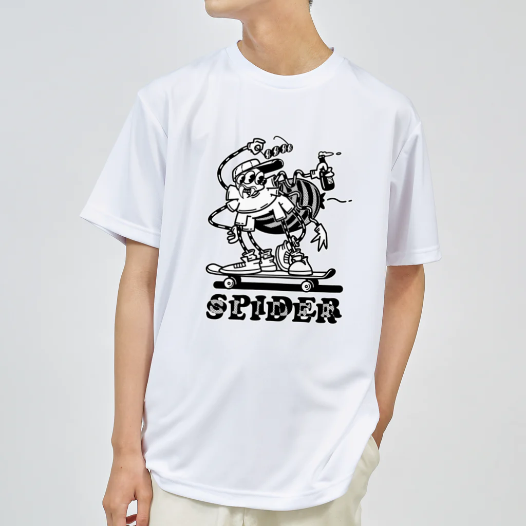 nidan-illustrationの"SPIDER SLIDER" Dry T-Shirt