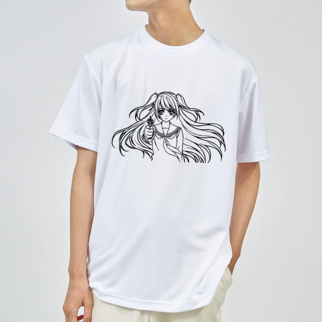 オペラの女子高生とリボルバー Dry T-Shirt