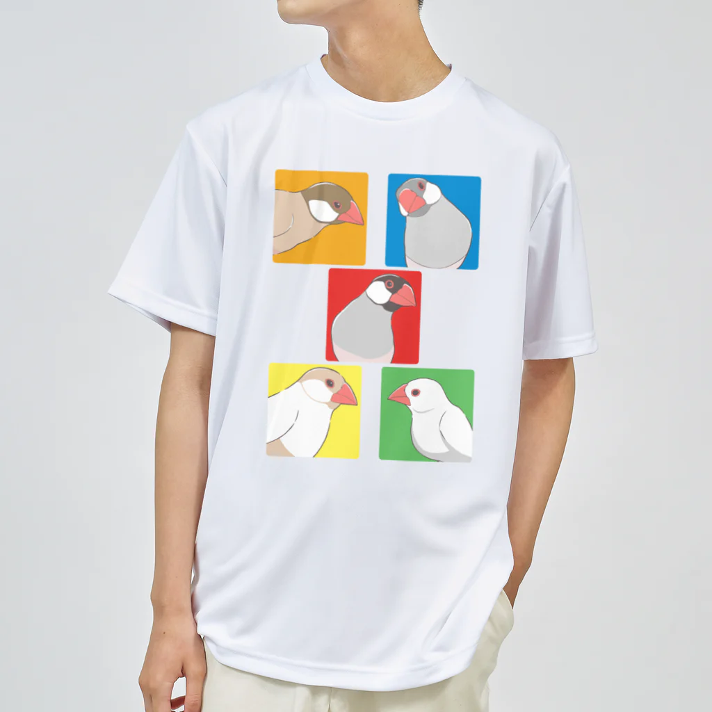 Burungのカラフル文鳥 Dry T-Shirt