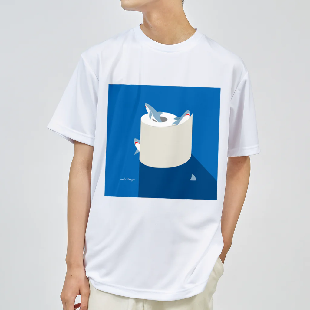 さかたようこ / サメ画家の夜のSAME Paper ドライTシャツ