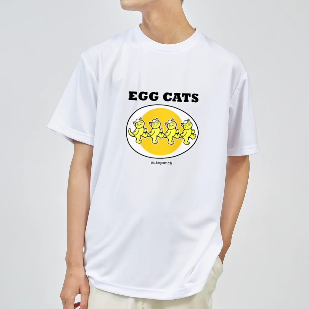 mikepunchのEGG CATS ドライTシャツ