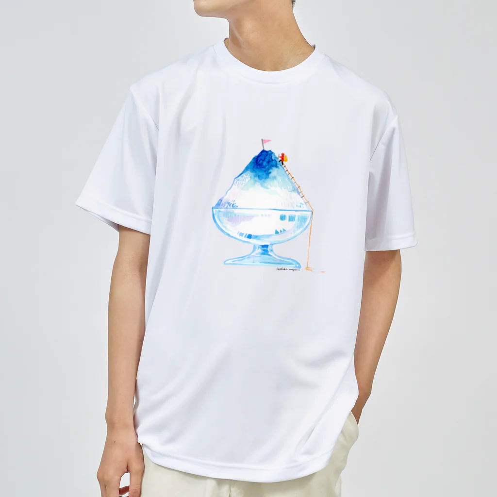 isshiki mayumiのかき氷登山Tシャツ ドライTシャツ