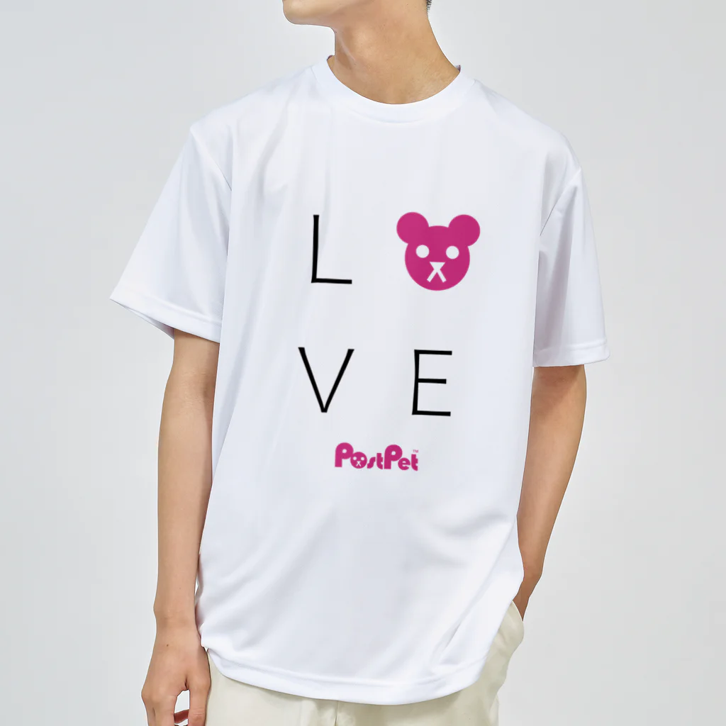 PostPet Official ShopのLOVEモモ ドライTシャツ