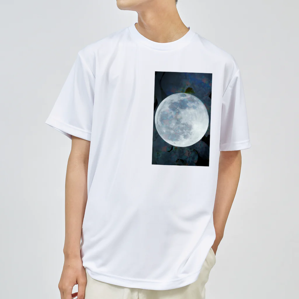 Natsumex Teleido-Worksのmoon light, flower night Dry T-Shirt