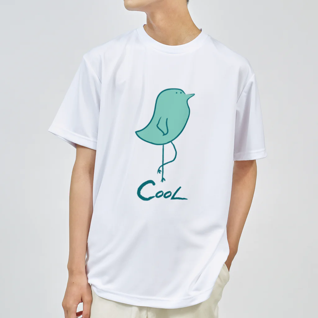 コンブのCoolな鳥 Dry T-Shirt