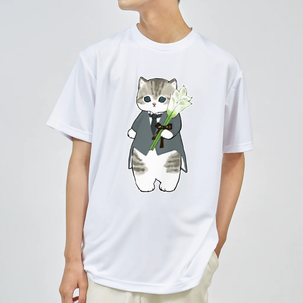 mofusandの花婿にゃん ドライTシャツ