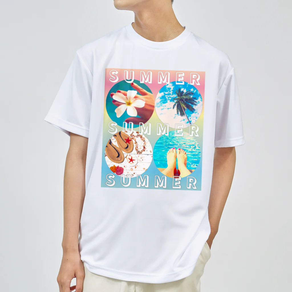 Aloe PotのSUMMER SUMMER SUMMER ドライTシャツ