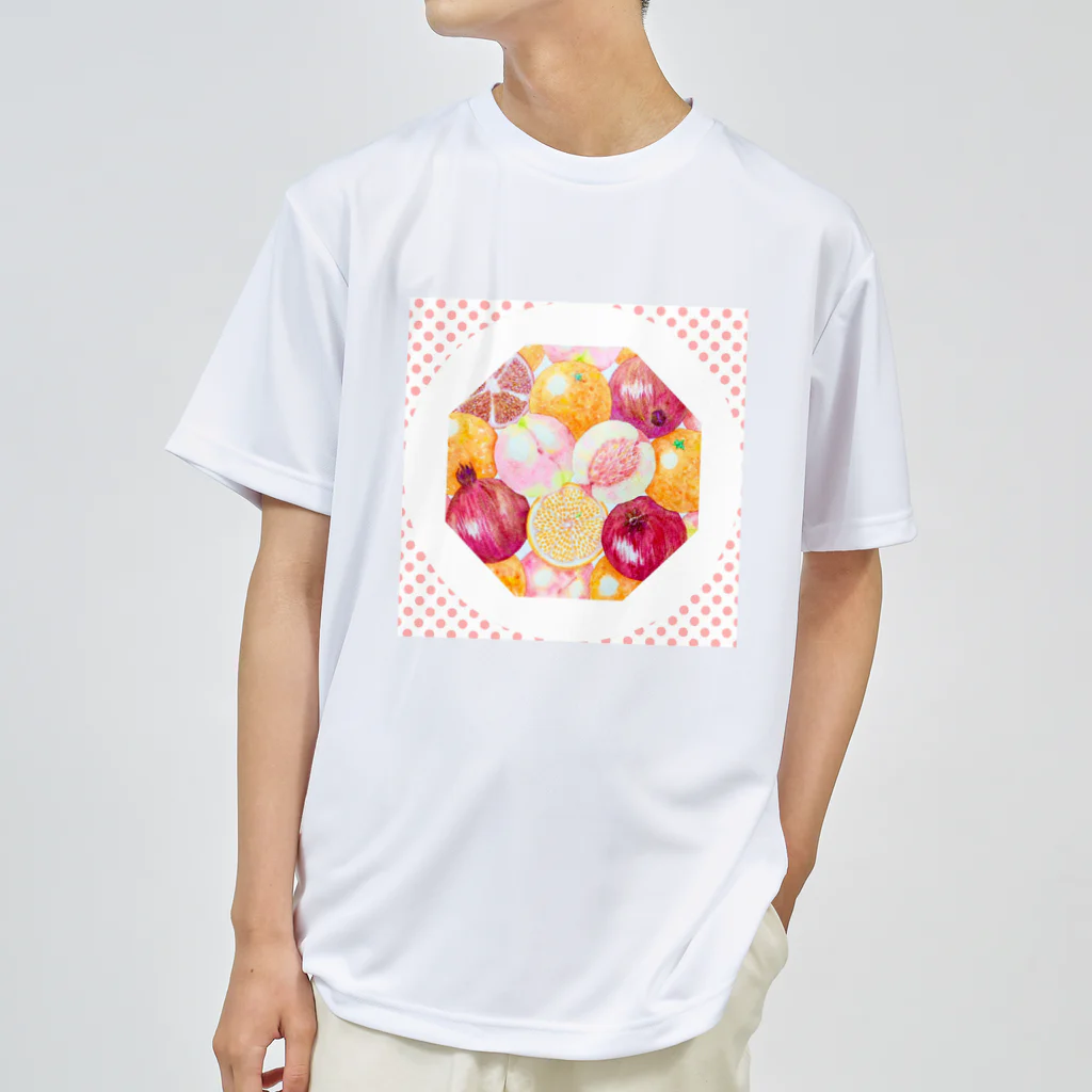 shu-shuの幸運を呼ぶスピリチュアルフルーツ☆「三柑の実」&水玉 Dry T-Shirt