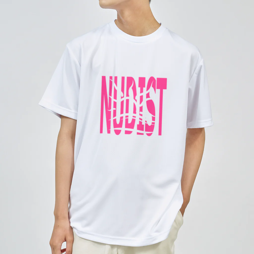 Goods for Naturists.のヌーディスト（桃） Dry T-Shirt