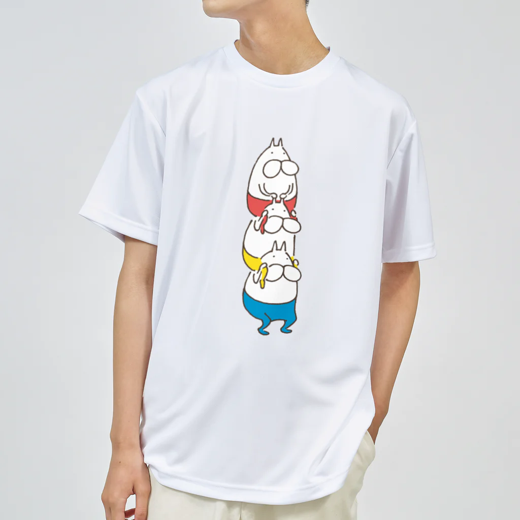 くらきち ONLINE SHOPのねこタイツ かたぐるま ドライTシャツ