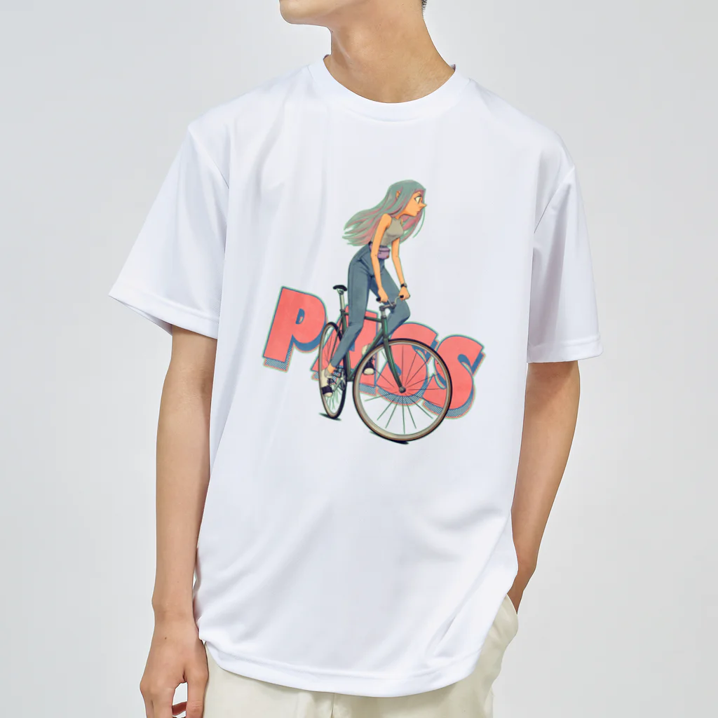 nidan-illustrationの"PASS" ドライTシャツ