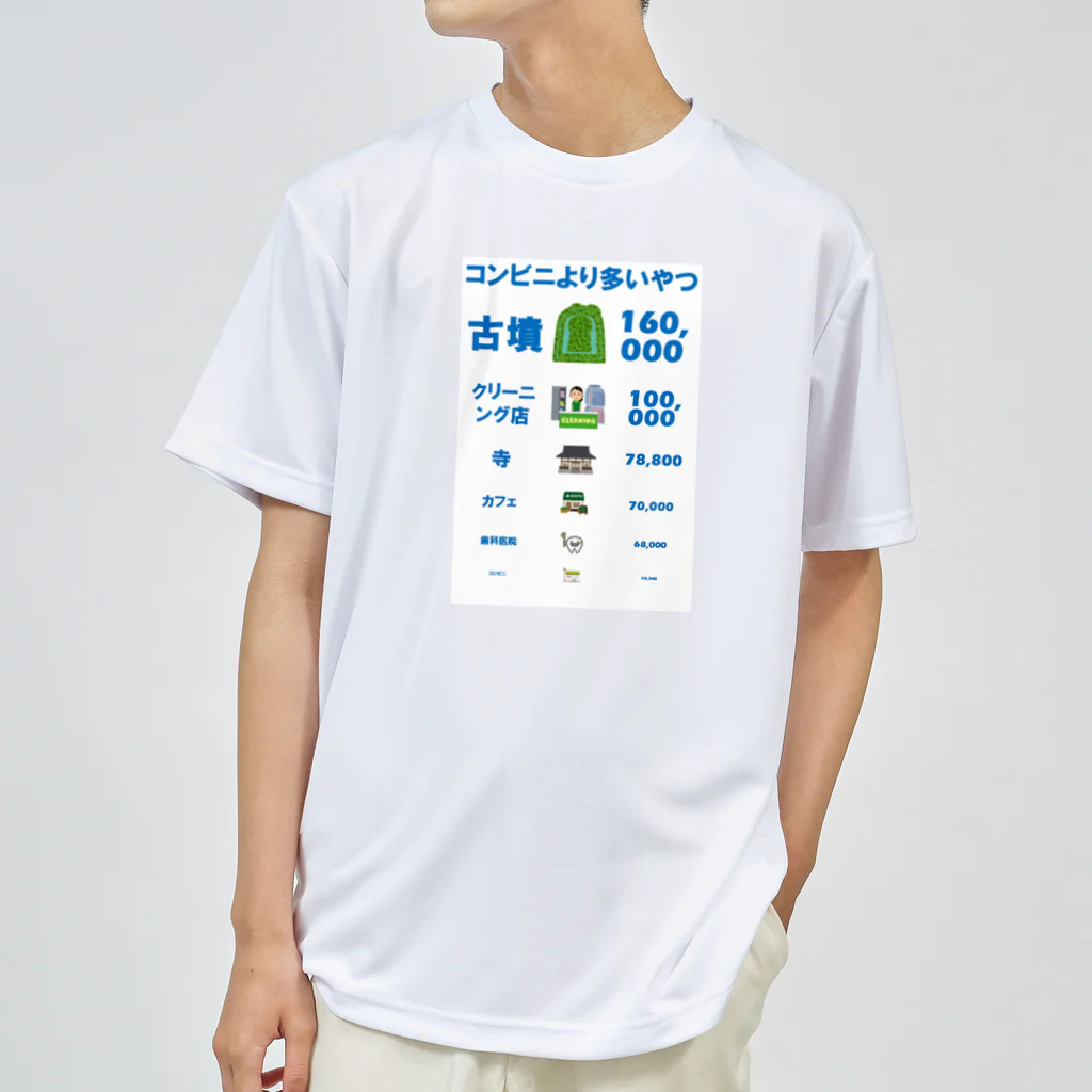 流行はやぶさの【○○なやつ】コンビニより多いやつ ドライTシャツ