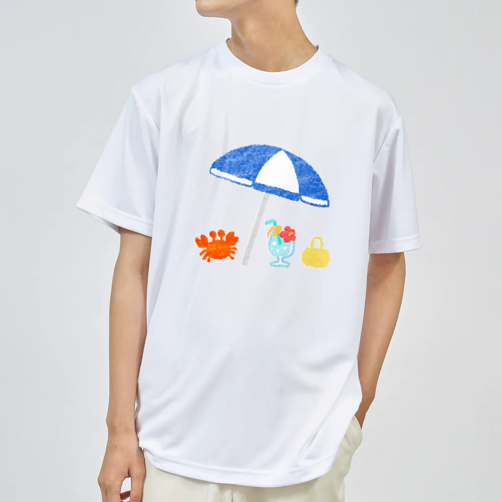 25nijuugoのバカンス中のカニ ドライTシャツ