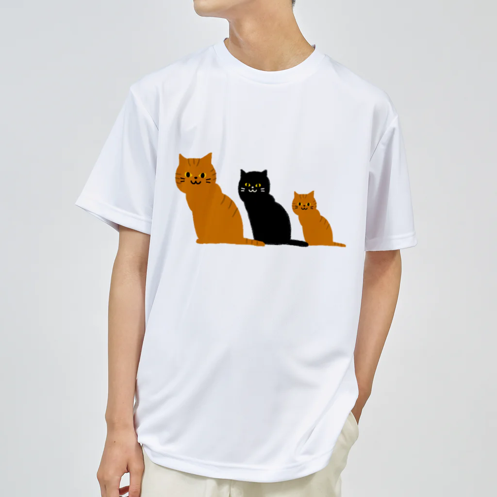 もちぱっちの猫ねこネコ ドライTシャツ