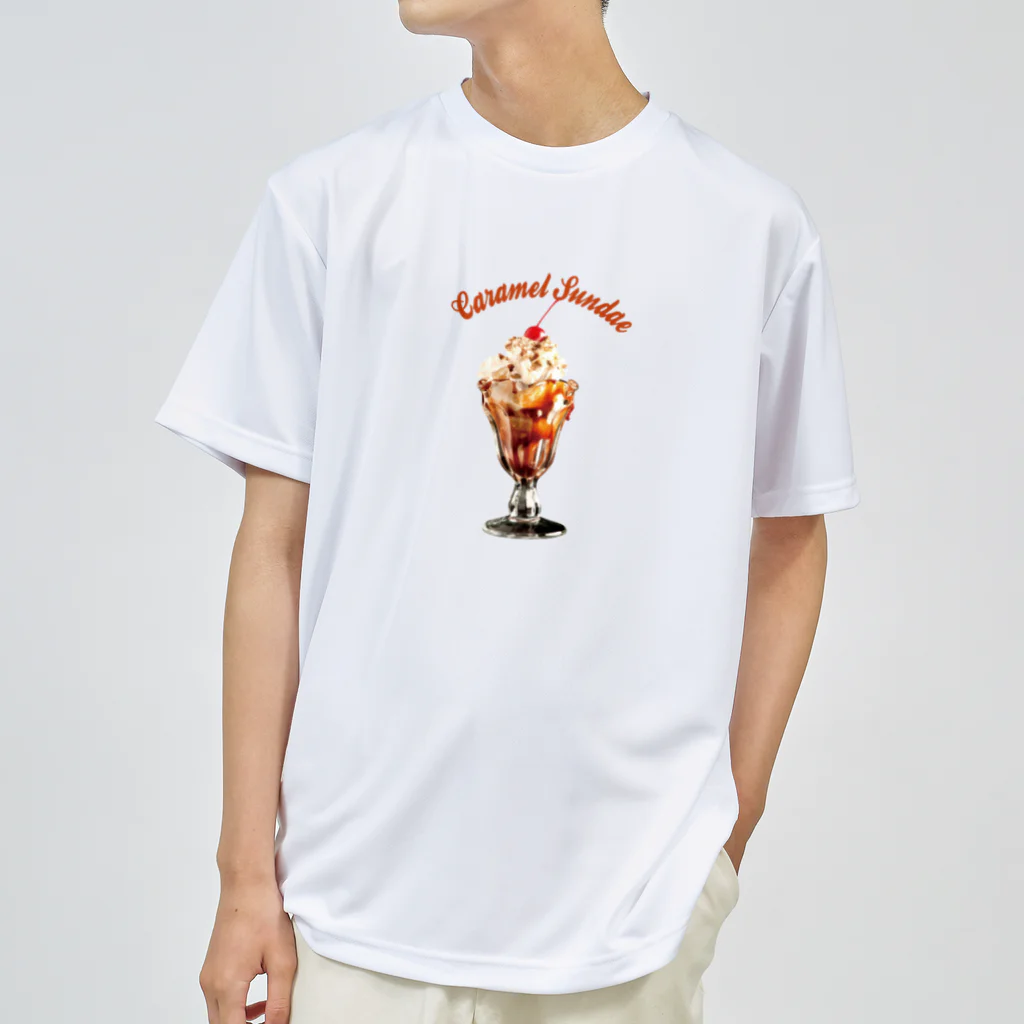 CHICHIPIのCARAMEL SUNDAE ドライTシャツ