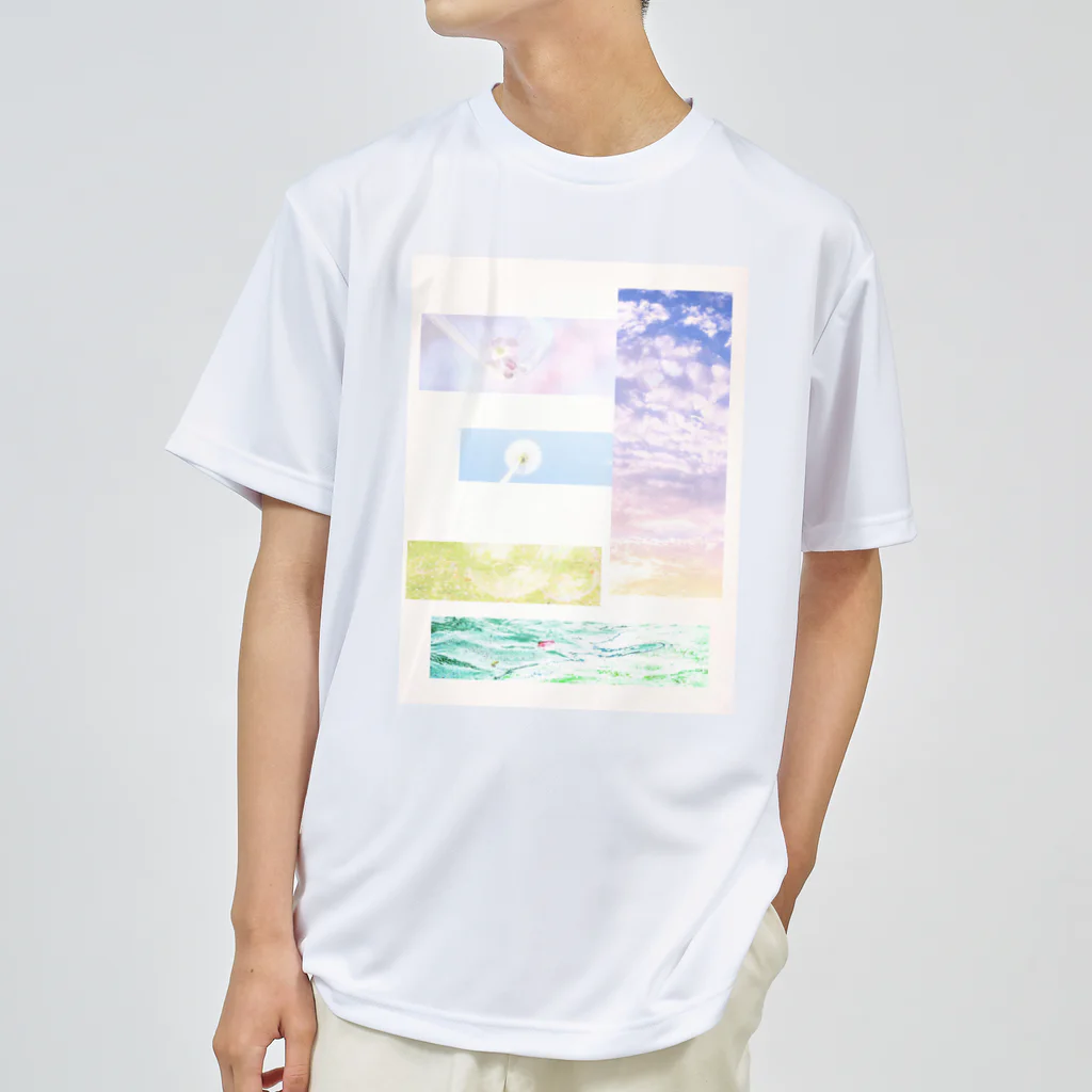 蛍石のブロック Dry T-Shirt