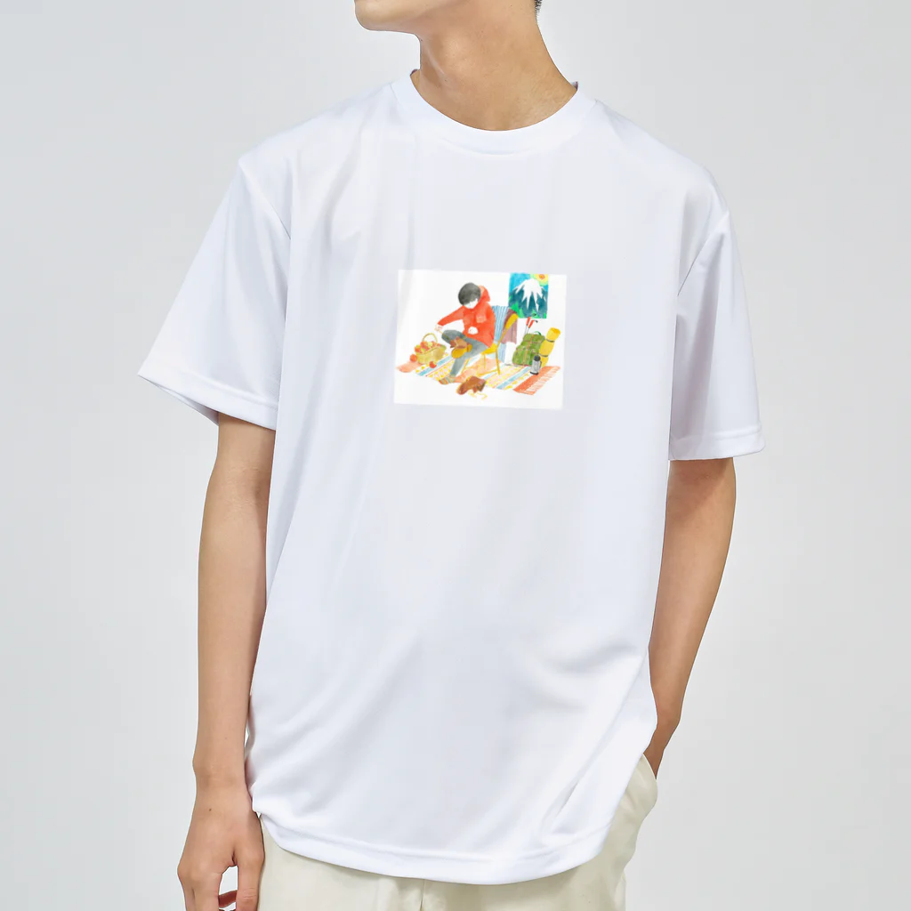 isshiki mayumiの登山の前にTシャツ ドライTシャツ