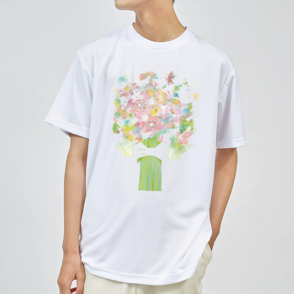 リトマスブルーム の花束2 ドライTシャツ