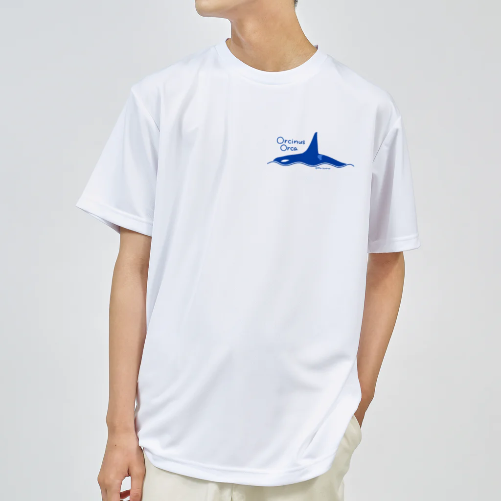 まつおるかグッズの海面のシャチ Dry T-Shirt