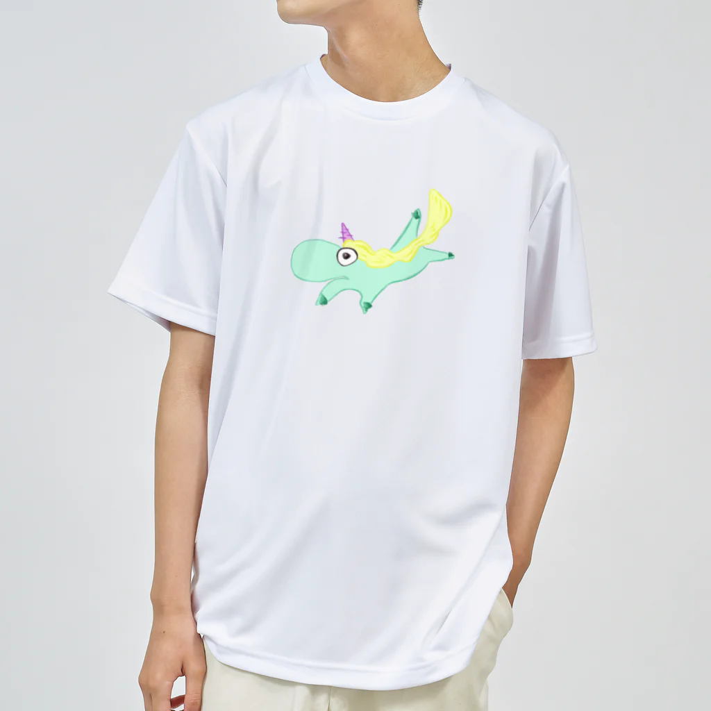 イカれポんちの無知なユニコーン ドライTシャツ