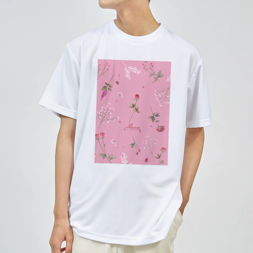 CANVAS.Incのillust-バラ Dry T-Shirt