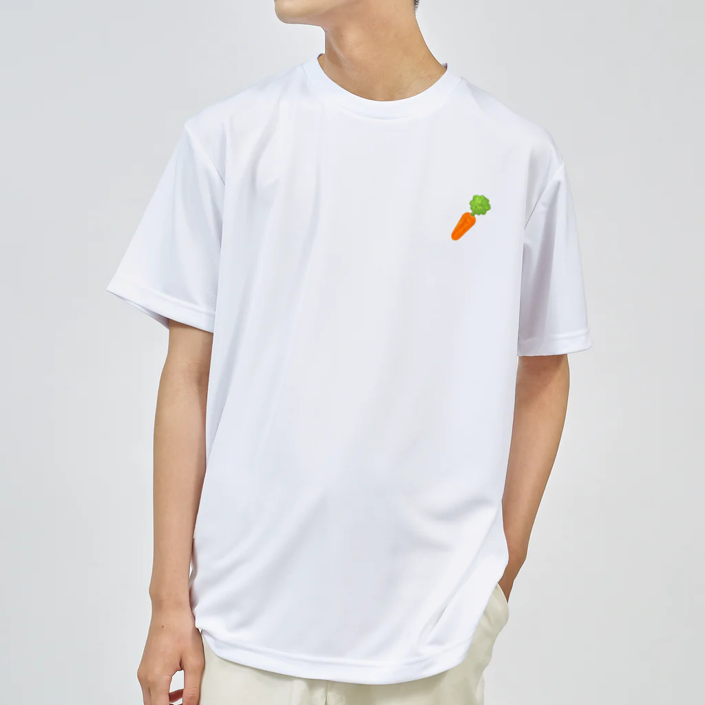 poco屋のできないうさぎ(tennis) ドライTシャツ