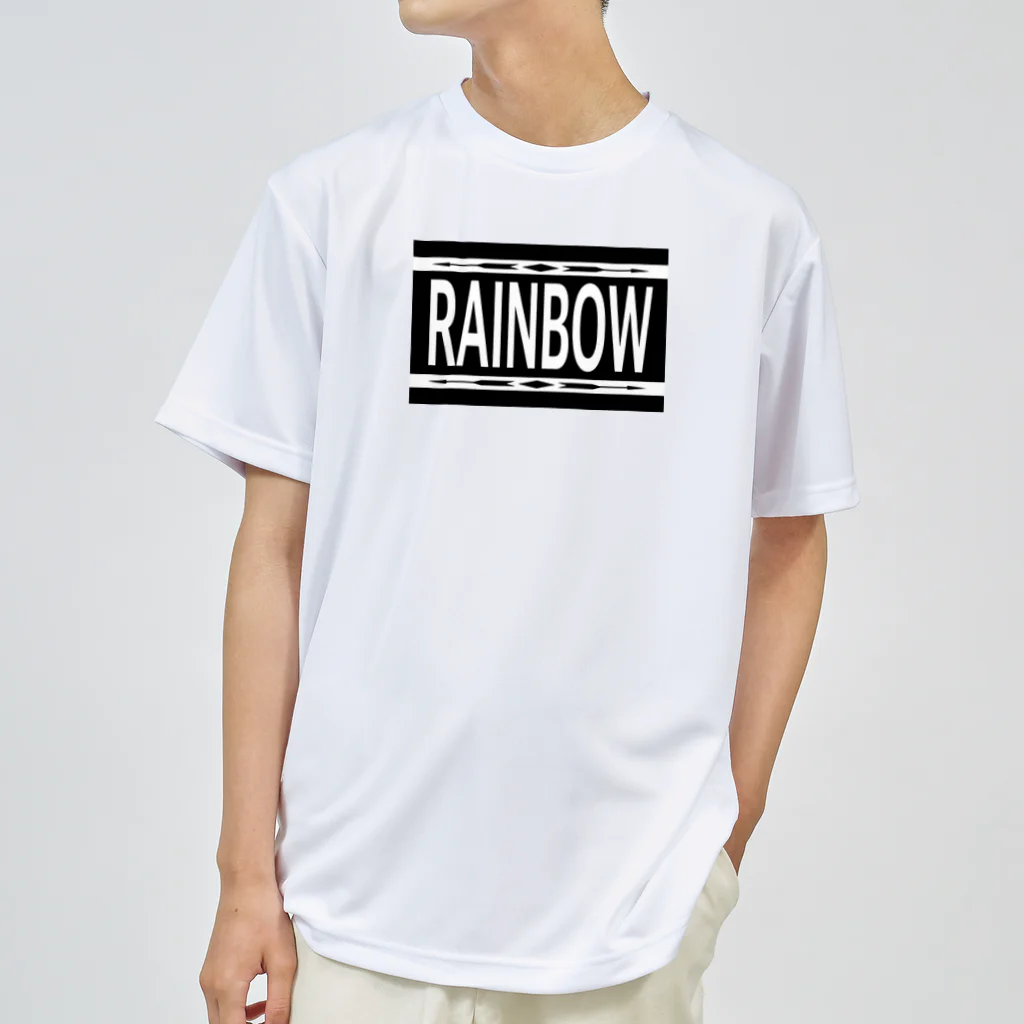 RAINBOW（レインボー）のオルテガブラック ドライTシャツ