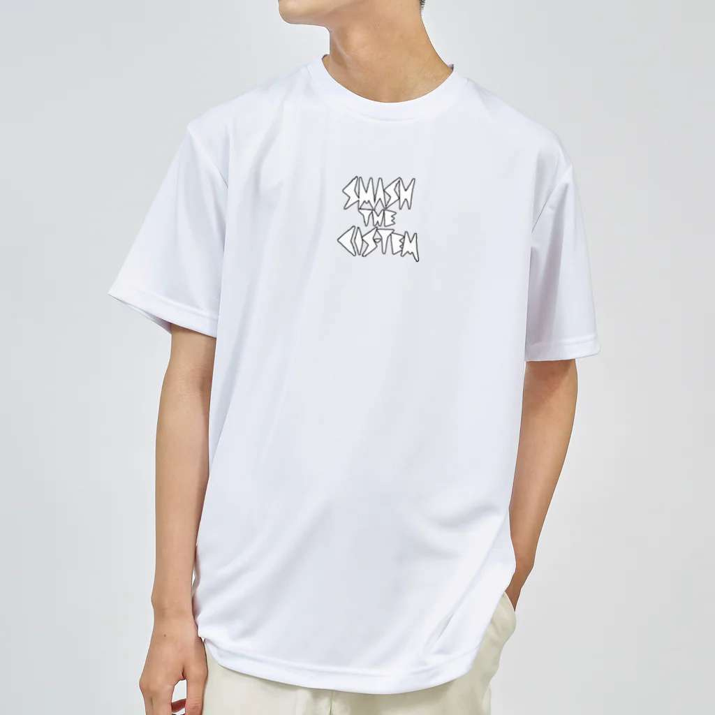 fox fox foxのSMASH THE CIS-TEM 白 Dry T-Shirt