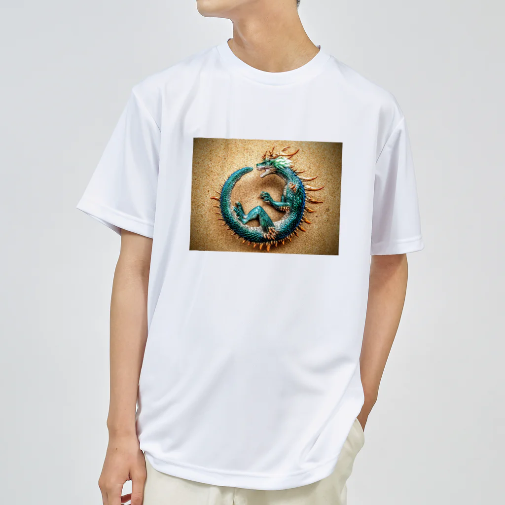 三の龍の龍の輪　wide Dry T-Shirt