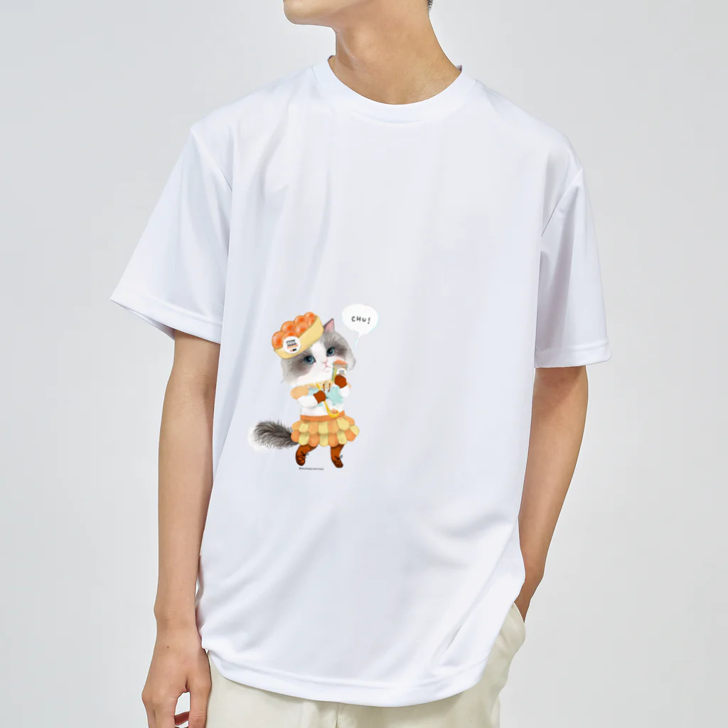 wokasinaiwoのニャピオカルナ ドライTシャツ