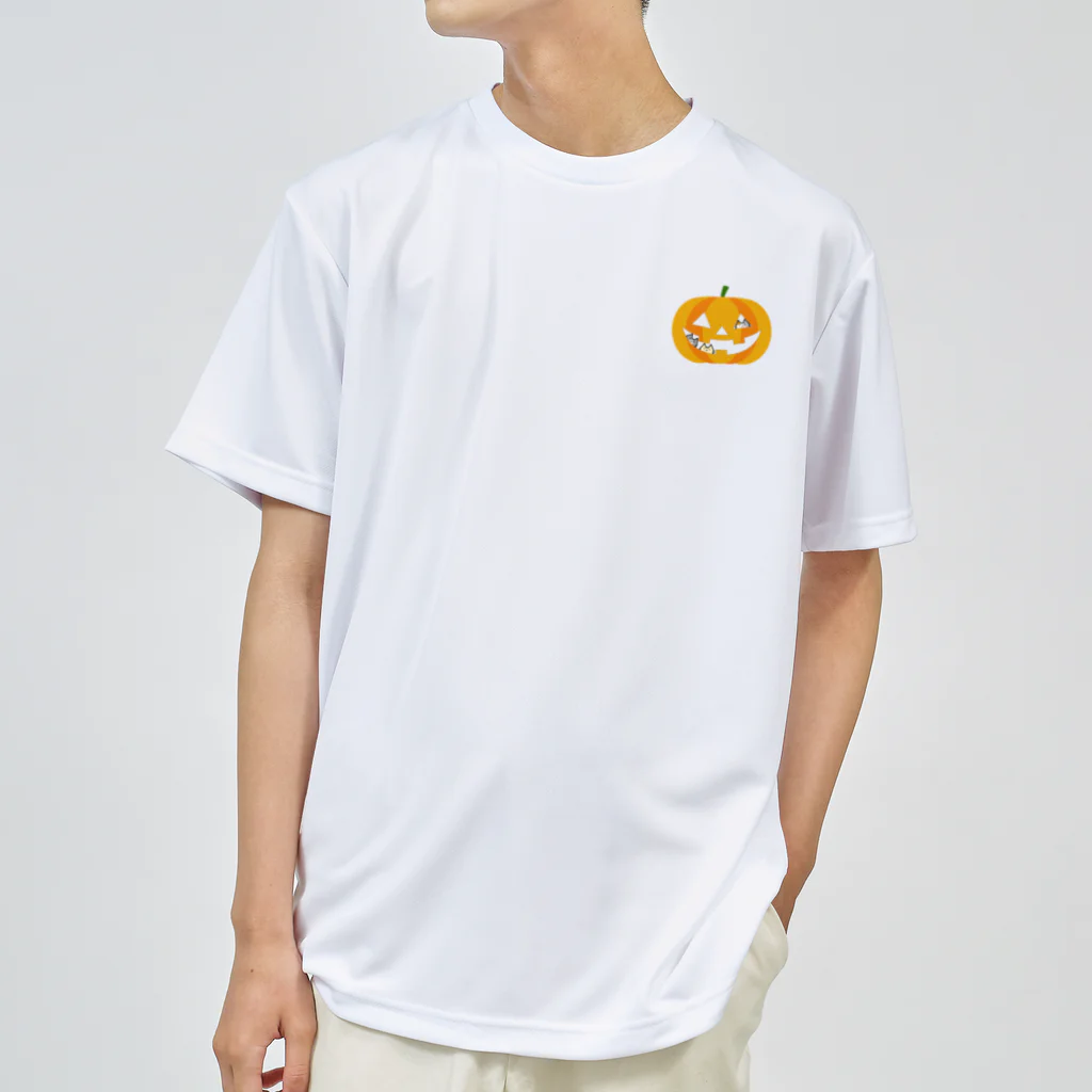 めいぷるのかぼちゃにゃ(ワンポイント) ドライTシャツ