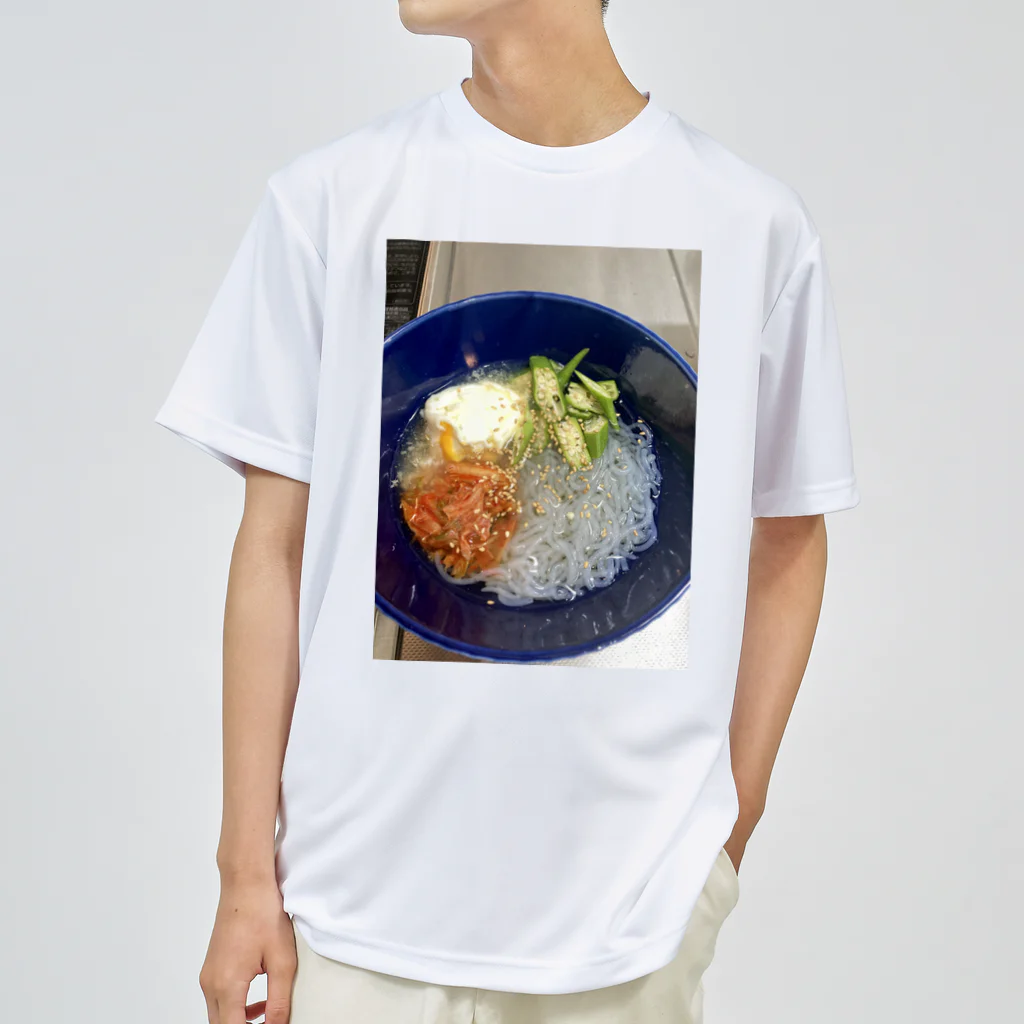mnyoのしらたき冷麺Tシャツ ドライTシャツ
