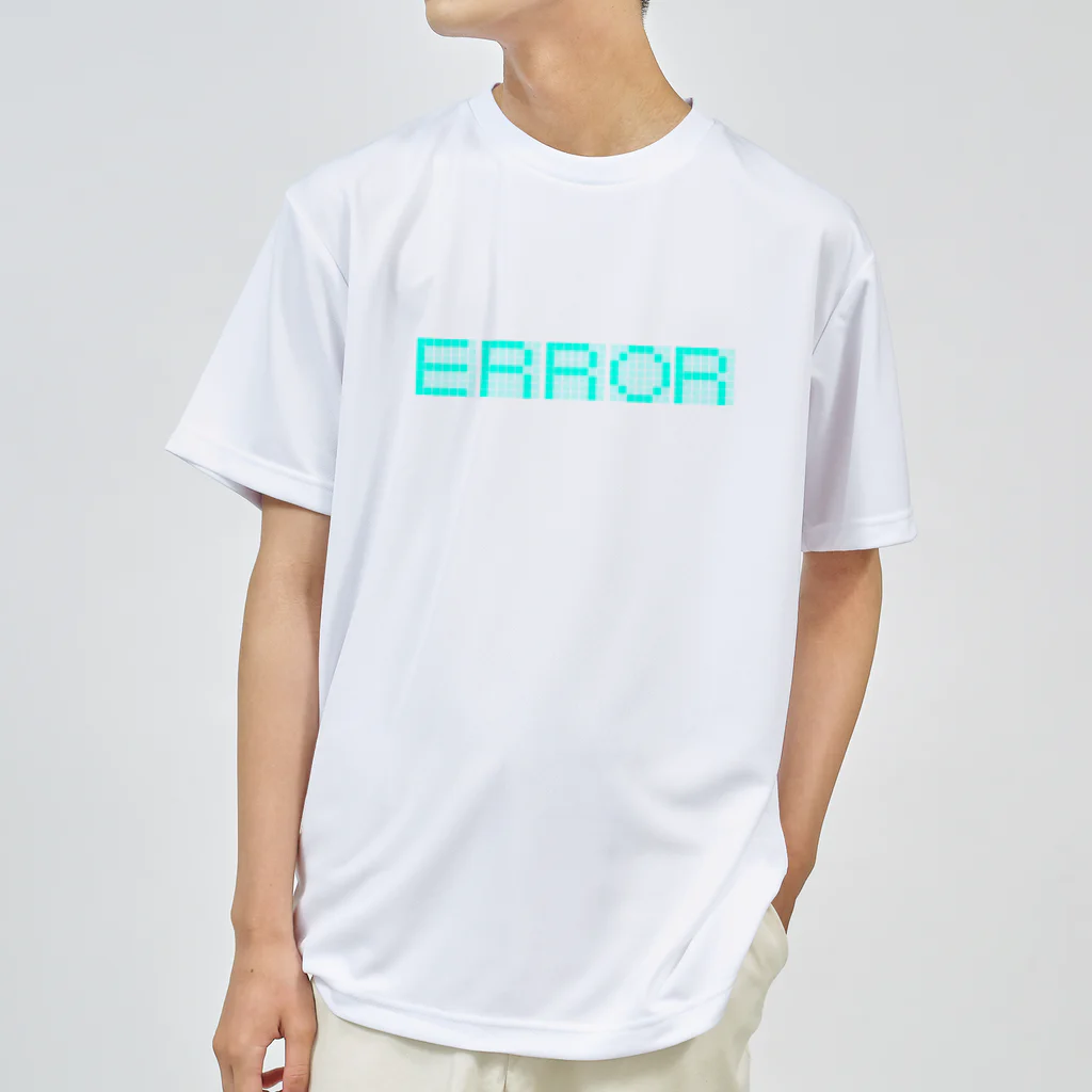 M/D(えむでぃー)のERROR ターコイズ ドライTシャツ